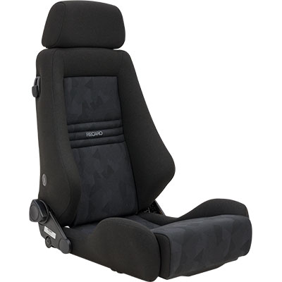 Isolated image of the Recaro seat.