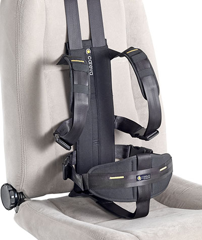 Careva combi kit belt installed in car seat