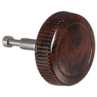 A Low wood coloured knob