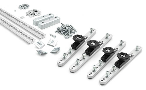Camper van kit 2 with low profile rails