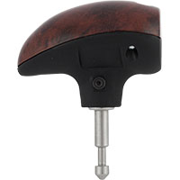 A Standard wood coloured knob