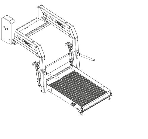  Illustration d'un pont élévateur solide E-1050