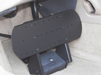 The Menox pedal guard protects the pedals from being engaged when hand controls are used. Menox pedal guard