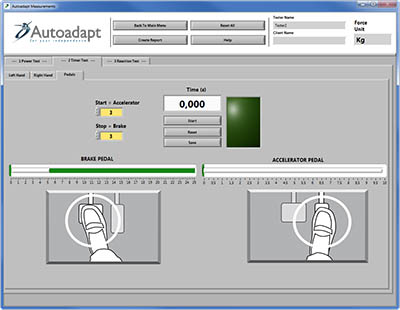 Illustration of a timer test system screen