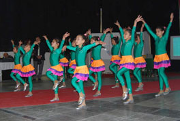 Two dance showgroups triggered the opening cermony. (Photo Magnus Höij)