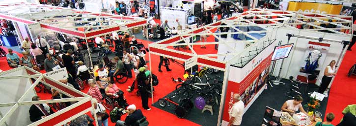 Mobility Roadshow stands
