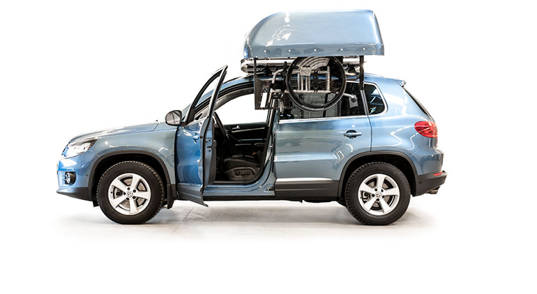 Chair Topper stowing wheelchair. Chair Topper stowing wheelchair.